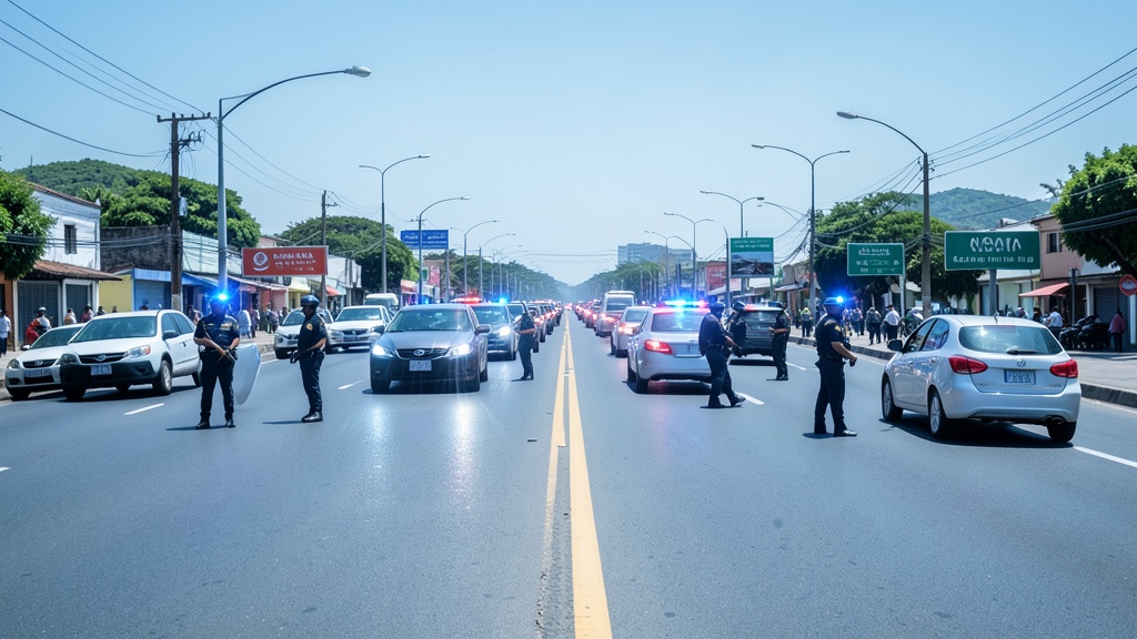 Puntos seguros con policía en vías Durán-Boliche y Daule-Nobol