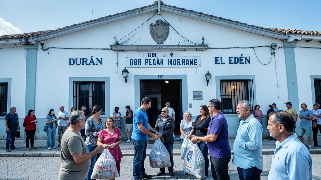 Equipo del GAD Durán entregó ayuda humanitaria en El Edén