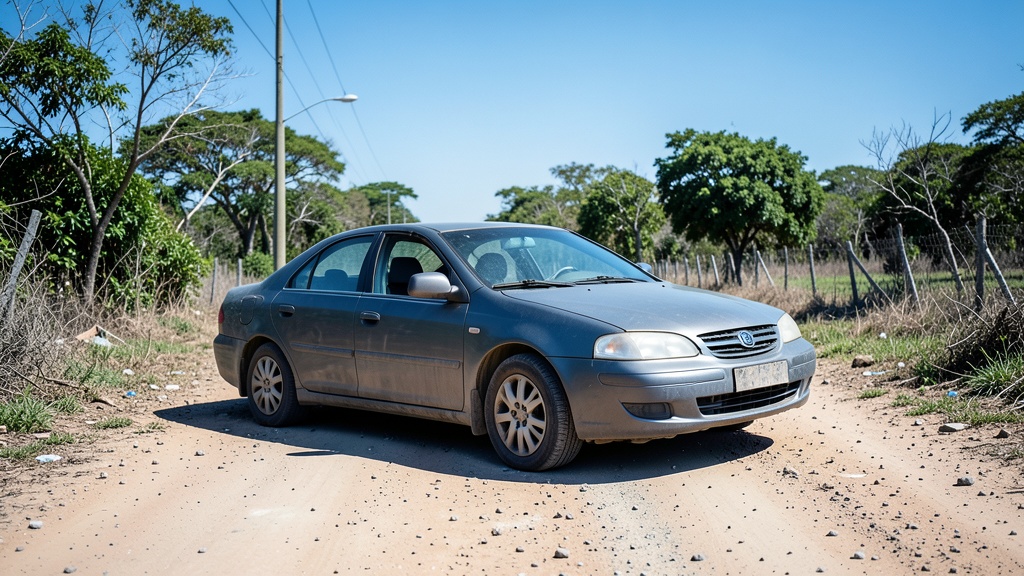 Triple crimen en Yaguachi: tres hombres muertos dentro de un auto gris