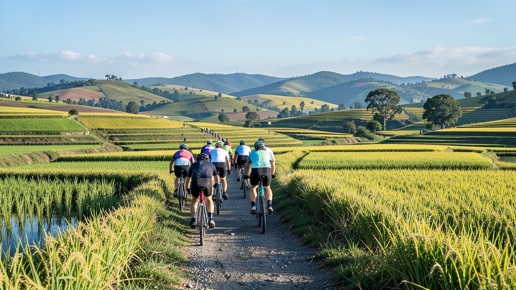 Ciclistas de Durán recorren 27 km hacia Yaguachi para desafiar la inseguridad