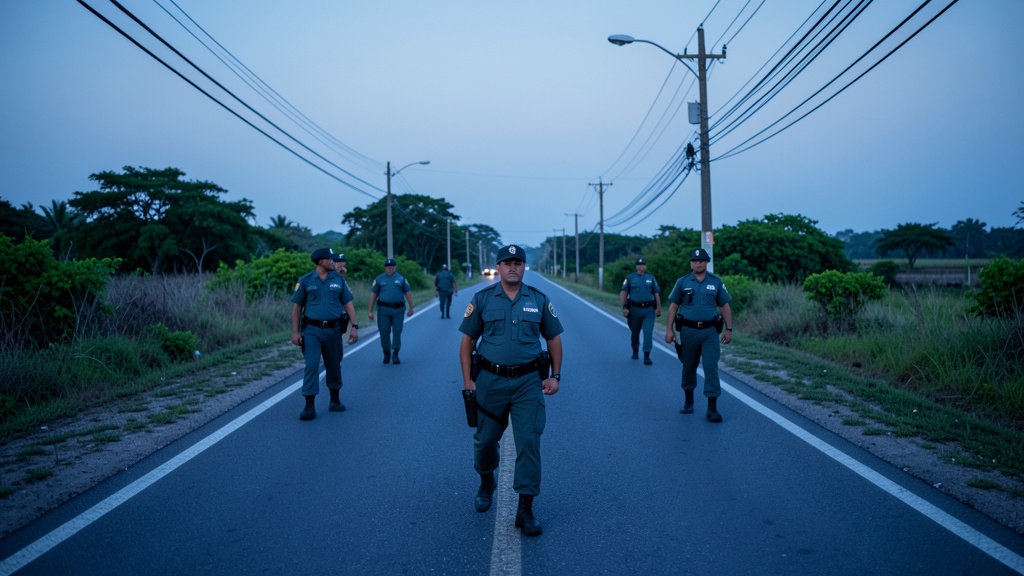 Policía Nacional intensiva patrullaje preventivo en Yaguachi para garantizar orden público