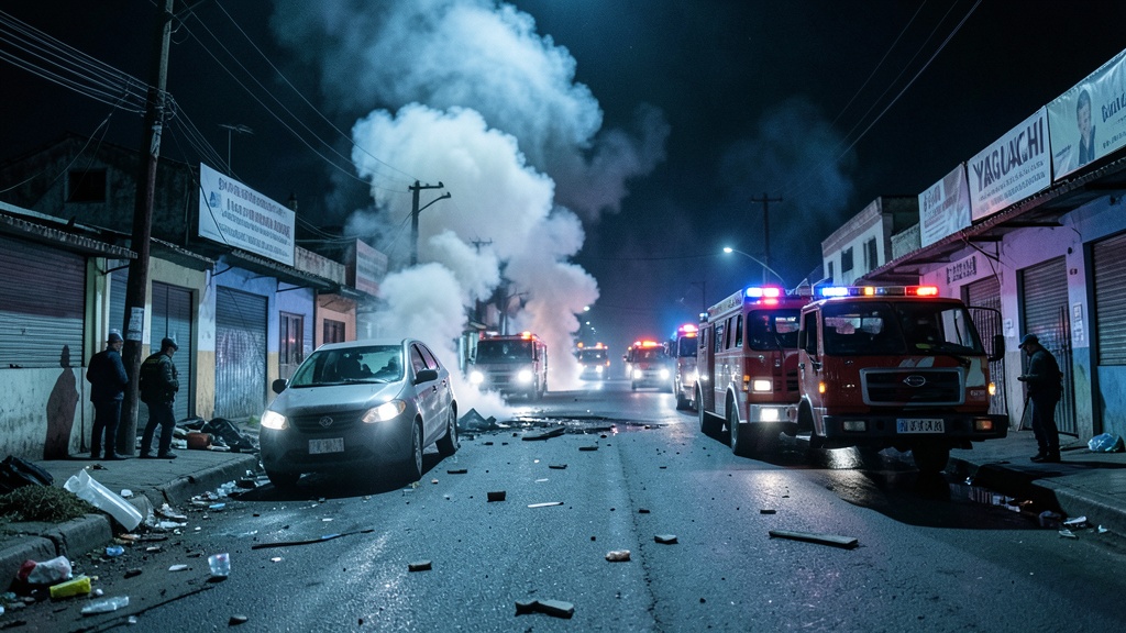 Tiroteo en Yaguachi deja dos muertos y un policía herido tras ataque armado