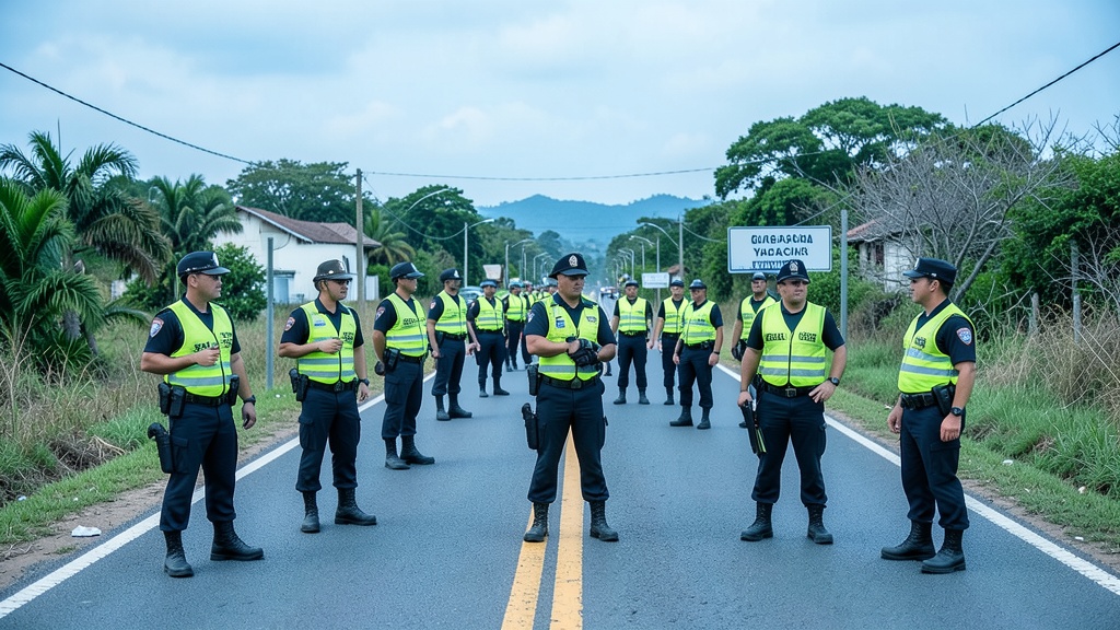 Policía ejecuta operativos de seguridad y orden público en Yaguachi este fin de semana