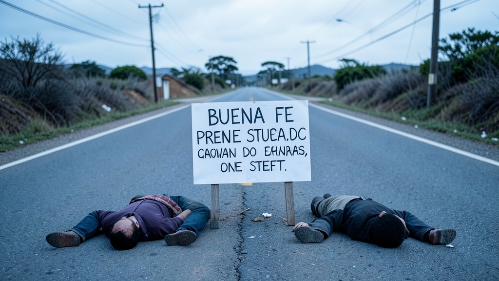 Tres hombres hallados muertos en Buena Fe con letrero contra el robo