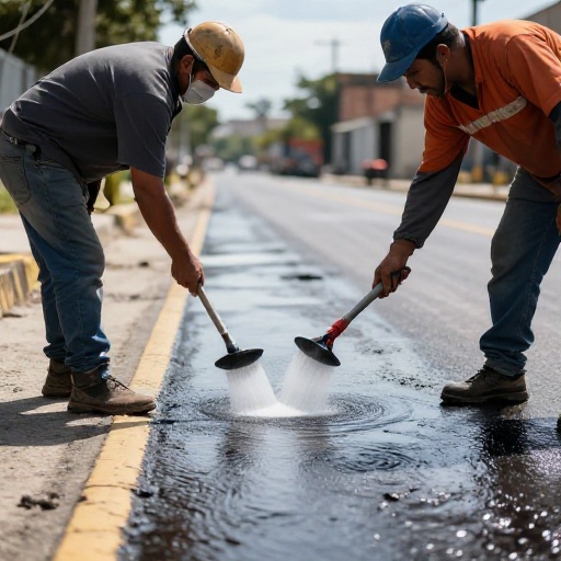 GAD Parroquial Yaguachi Viejo - Cone mantiene vías de Santa Rosa y Buenos Aires