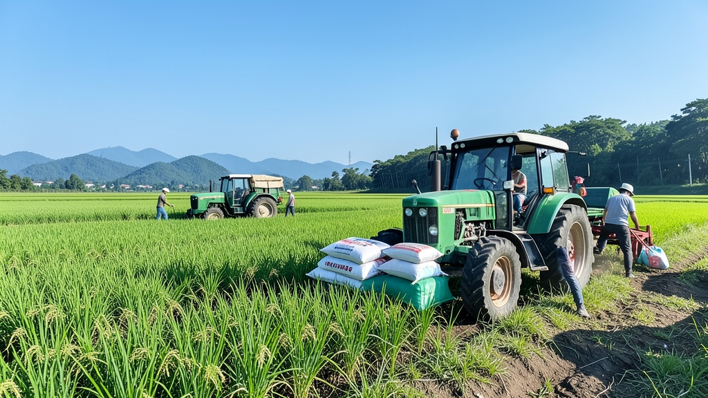 Productores de Yaguachi reciben insumos para mejorar la productividad del arroz