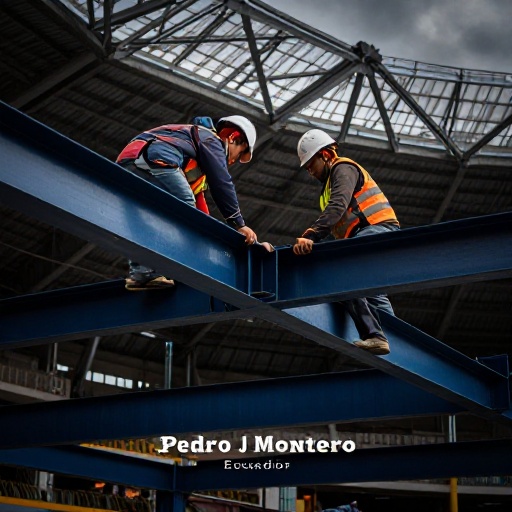 Avanza la cubierta del coliseo parroquial en Pedro J. Montero para el deporte local