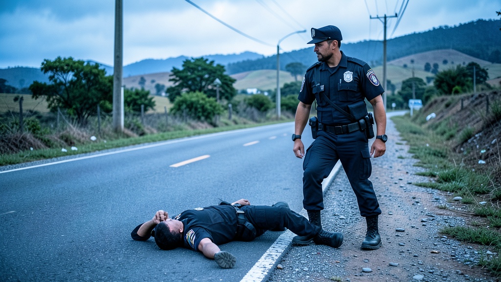 Agente de tránsito agredido con machete en Yaguachi tras llamarle la atención a motociclista