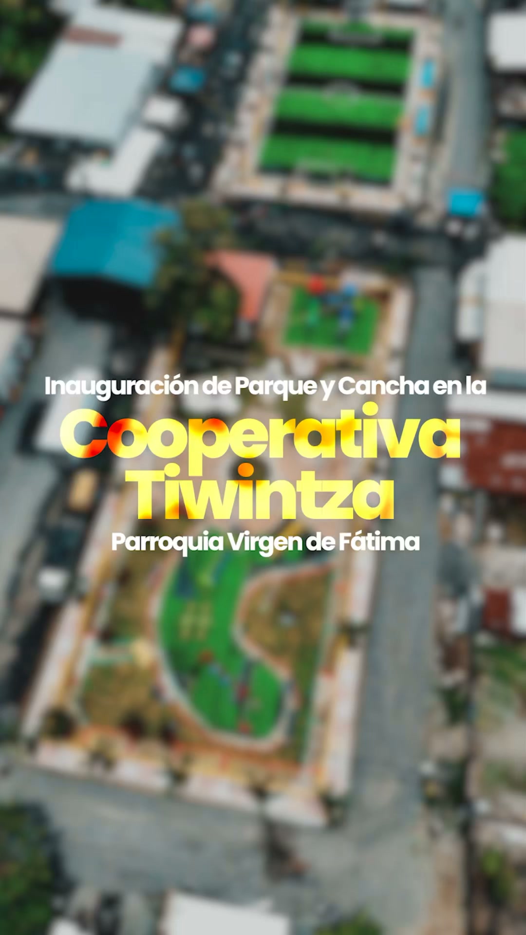 Nueva obra inaugurada en Tiwintza, Virgen de Fátima