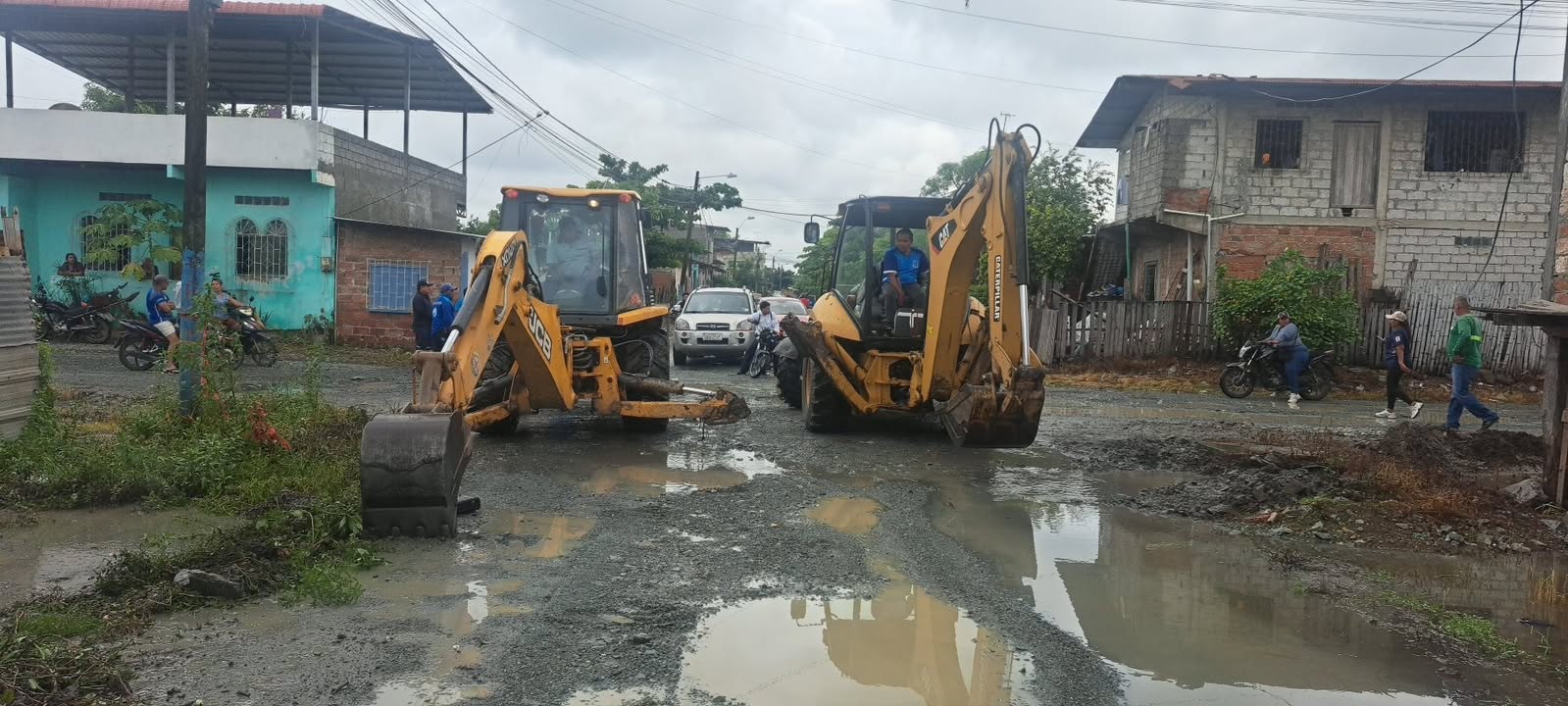 Jornada de limpieza en Yaguachi ante lluvias intensas en el Guayas
