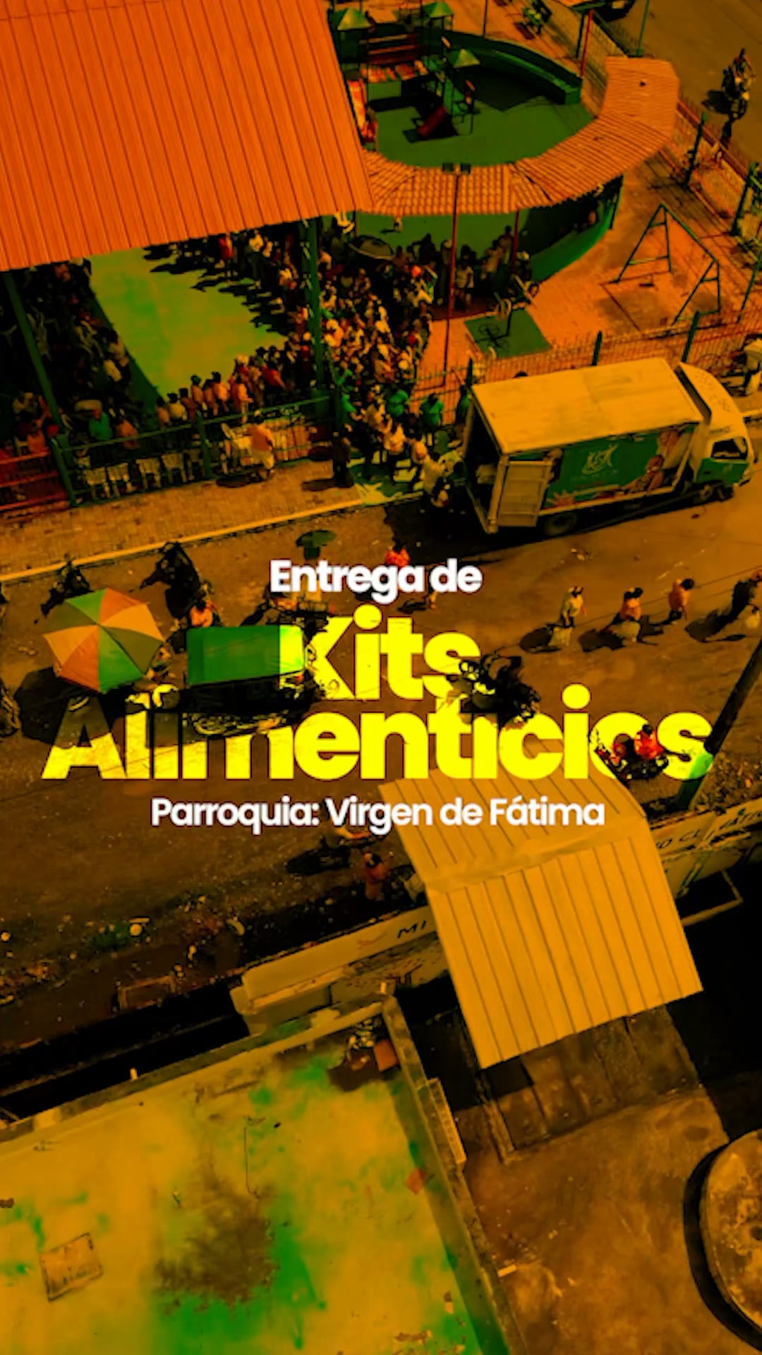 Kits de alimentos llegan a Virgen de Fátima y La Bélgica