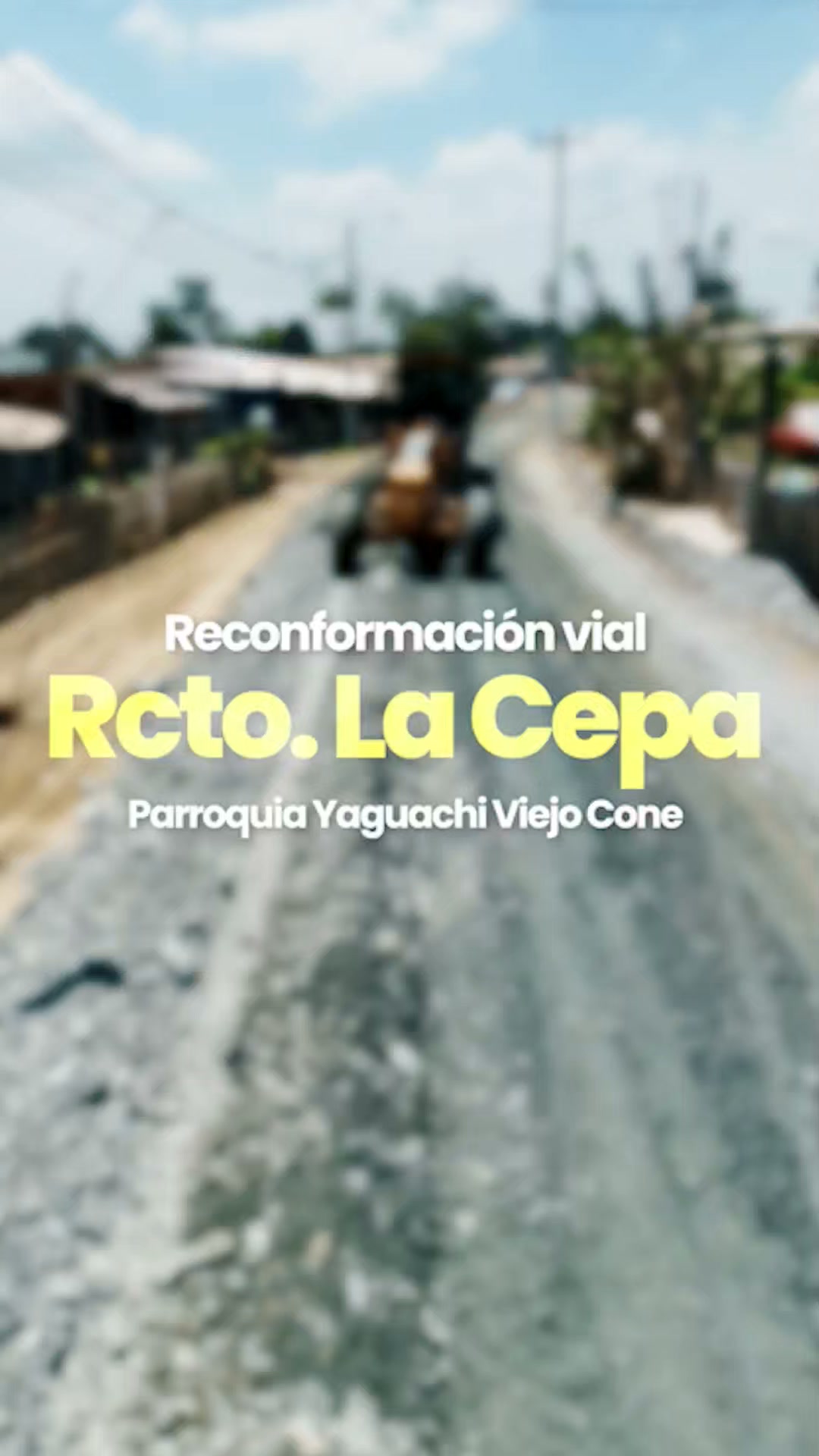 Maquinarias de la Alcaldía mejoran vías que unen La Cepa con 4 de Mayo