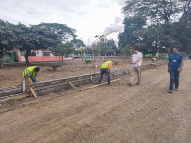 Asfaltado en ingreso a Cdla. Samanes, Coronel Marcelino Maridueña