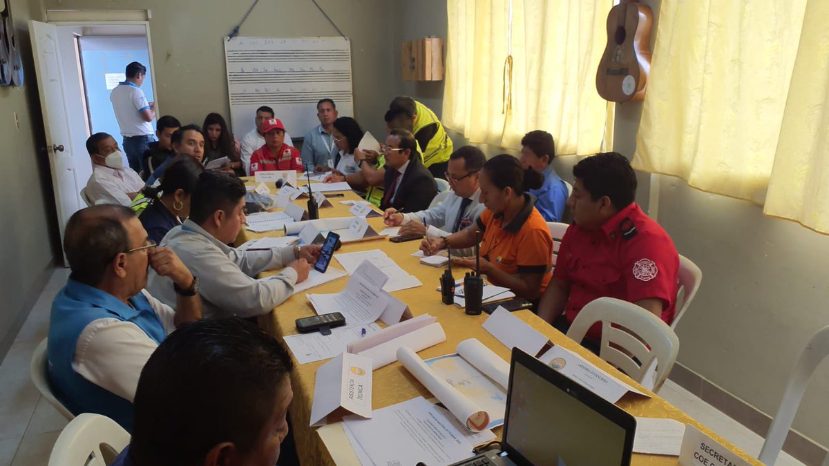 COE cantonal del Guayas se mantiene activo ante alertas climáticas