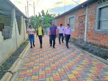 Adoquinado en Río Viejo avanza para beneficiar a 170 familias