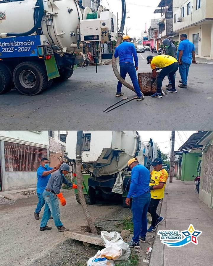 Mantenimiento preventivo de alcantarillas y sumideros fortalece el servicio en San Jacinto
