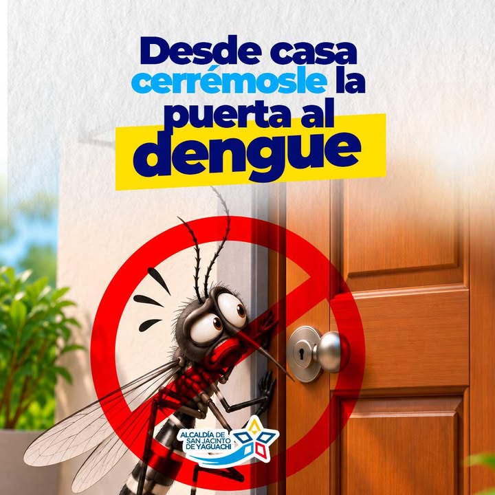 Alcaldía de San Jacinto exhorta a familias a eliminar criaderos del mosquito Aedes aegypti