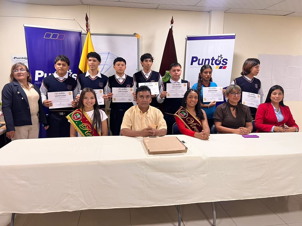 GAD Boliche cierra ciclo de pasantías con estudiantes de Emilio Isaías Abihanna