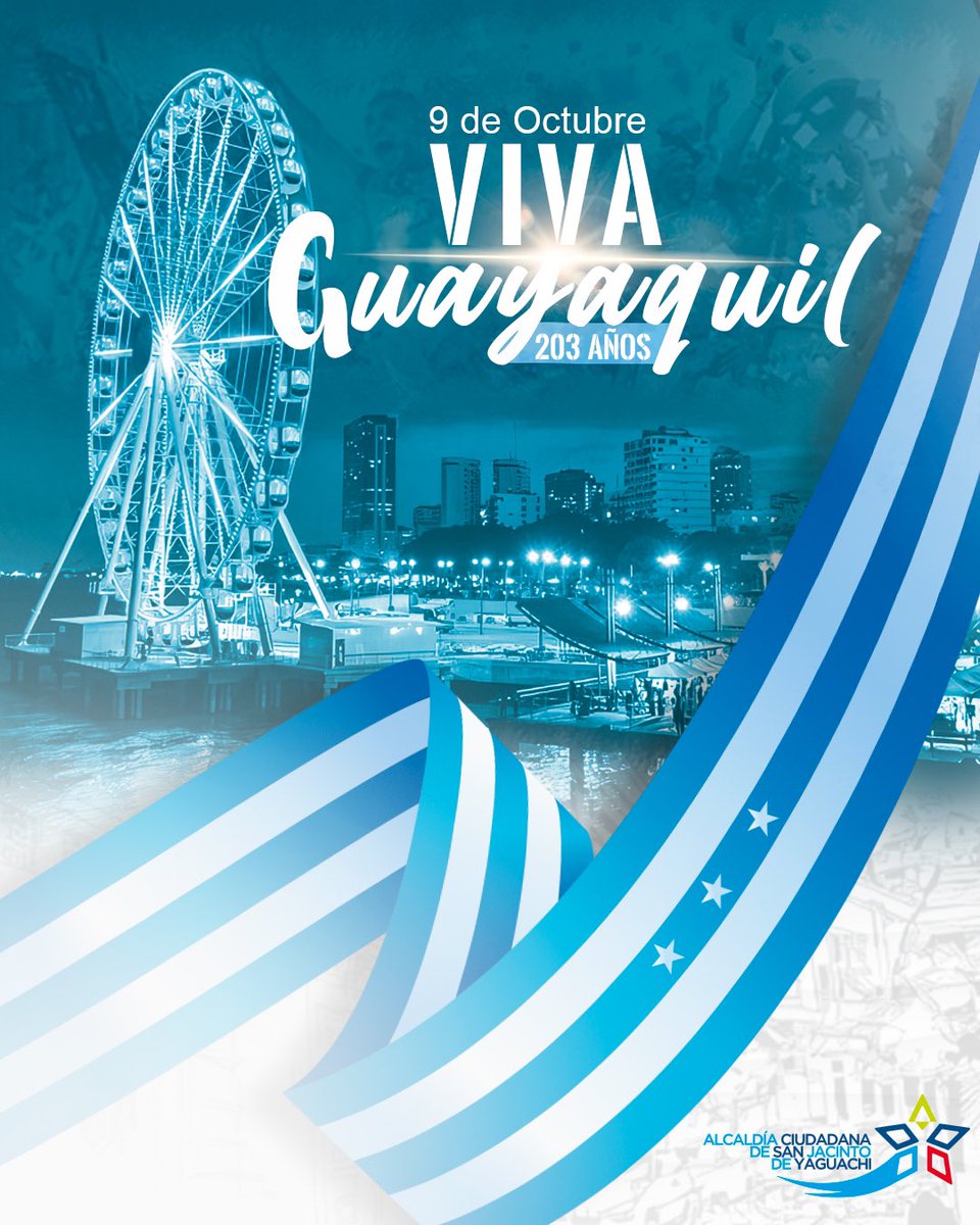 San Jacinto conmemoró el 203 aniversario de la Independencia de Guayaquil