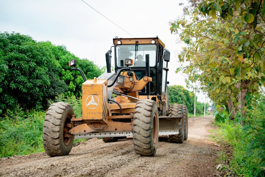 Olivares y Chila supervisan obras en Yaguachi Viejo, Virgen de Fátima y Montero