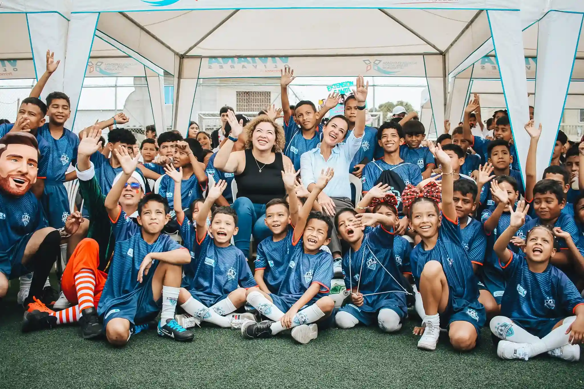 Inauguran Escuela de Fútbol #18 en Virgen de Fátima, Yaguachi