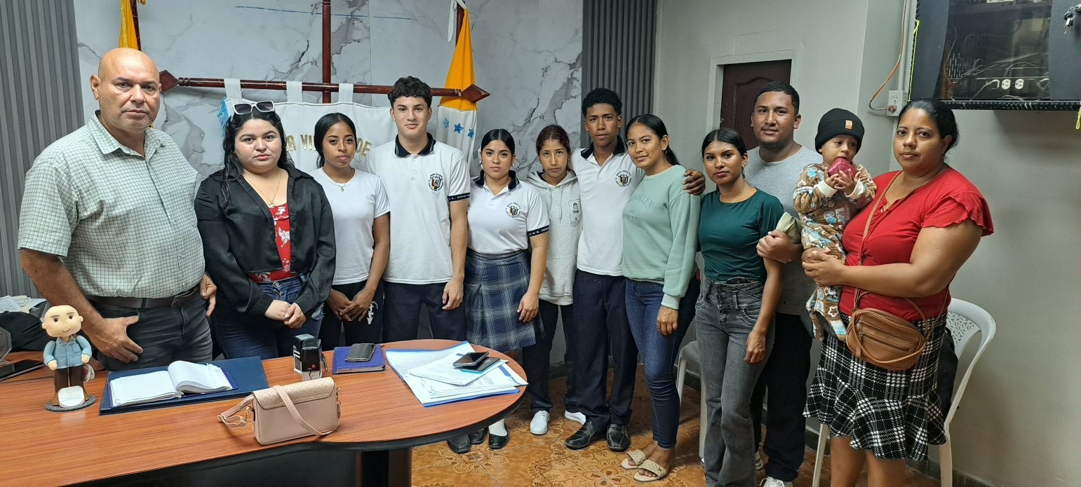 GAD Virgen de Fátima acoge pasantías de estudiantes de Taura para fortalecer su formación