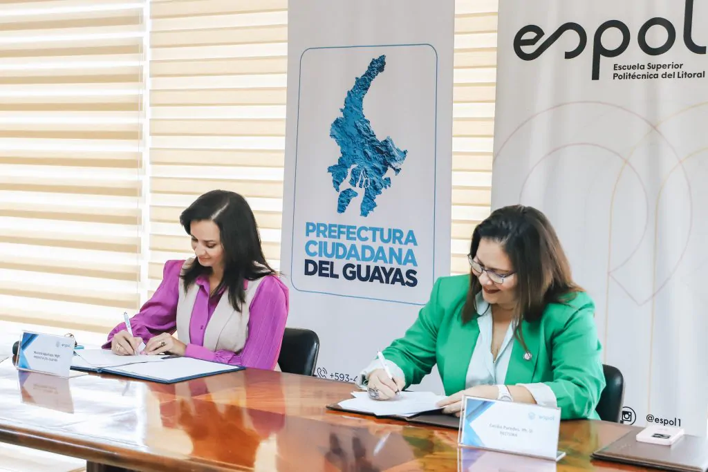 Prefectura del Guayas y ESPOL firman convenio para impulsar desarrollo sostenible