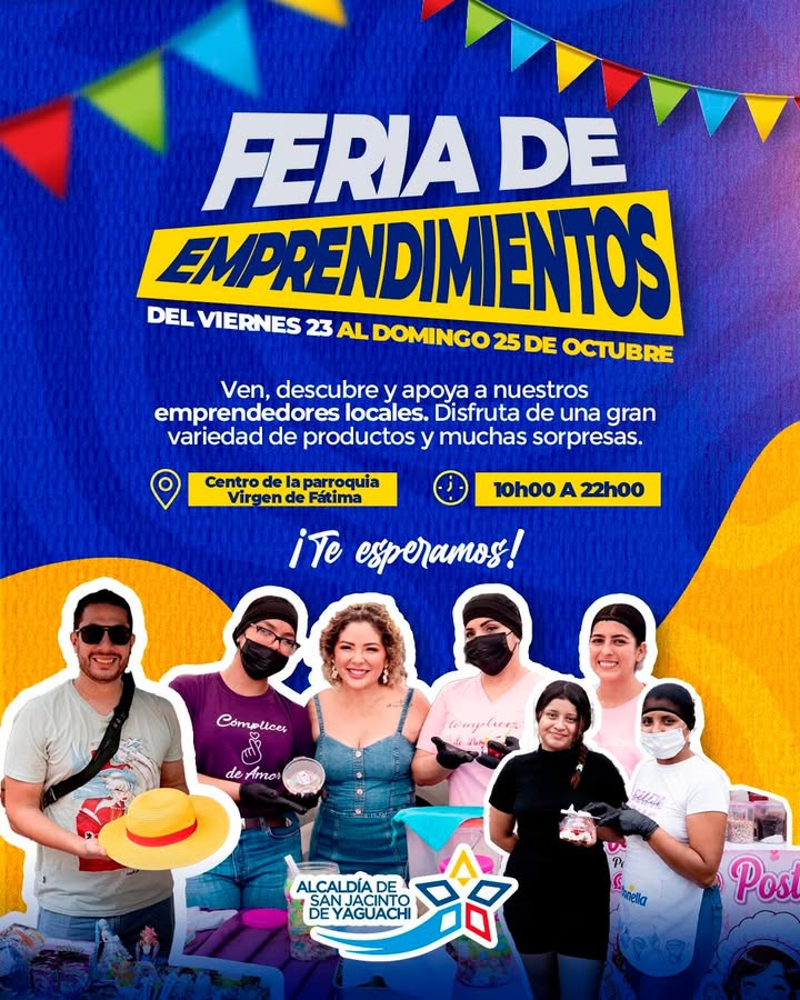 Feria de emprendimientos abre sus puertas este viernes en el centro de Virgen de Fátima