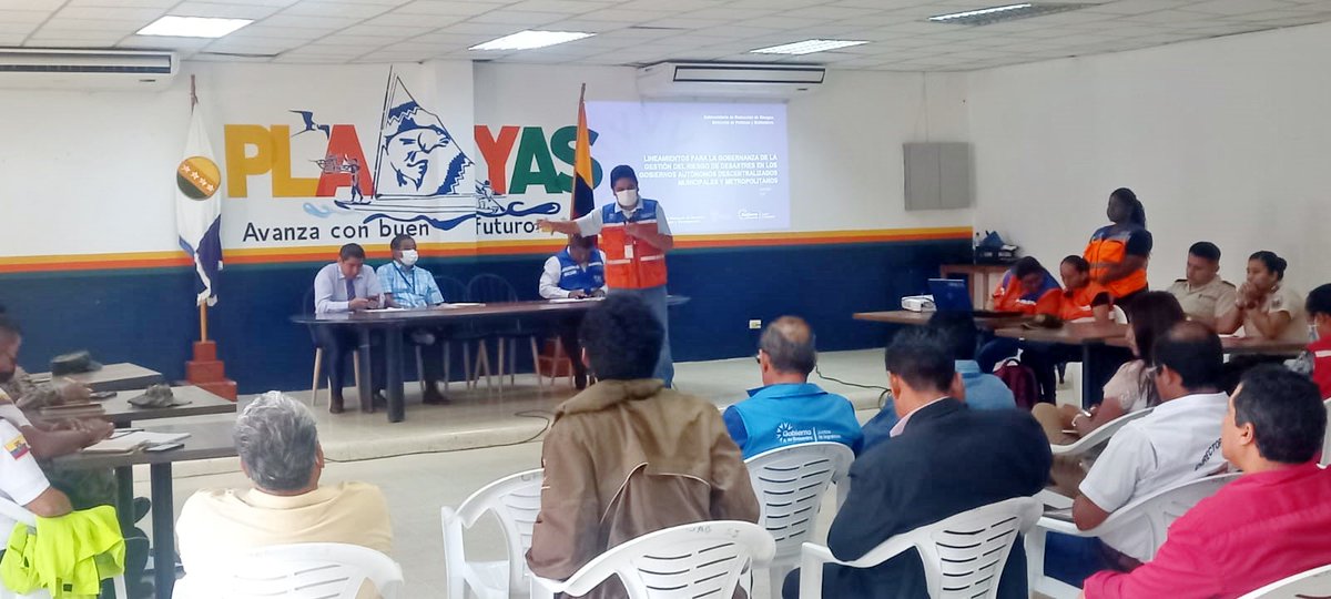 Riesgos del Guayas socializa estructura del Sistema Cantonal con municipios