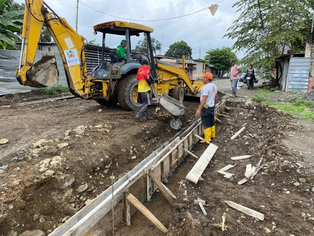 Avanza la obra vial en Santa Margarita, Naranjito