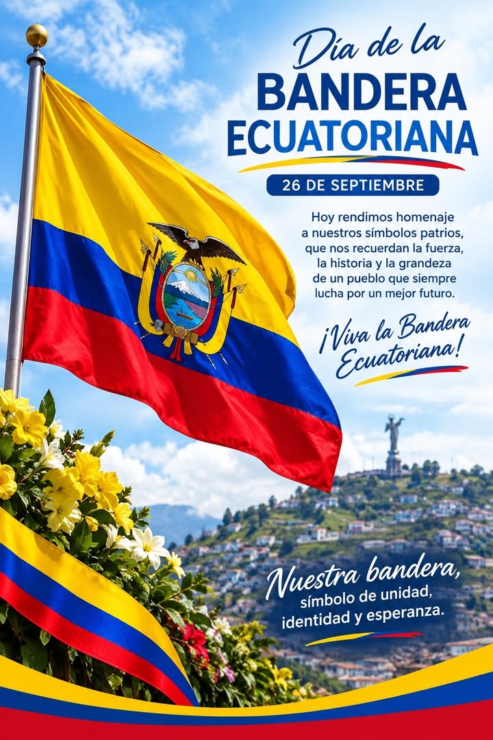 Yaguachi recuerda el 26 de septiembre con el orgullo del tricolor ecuatoriano